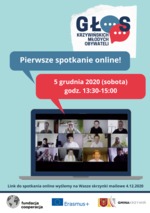 Pierwsze spotkanie projektowe online