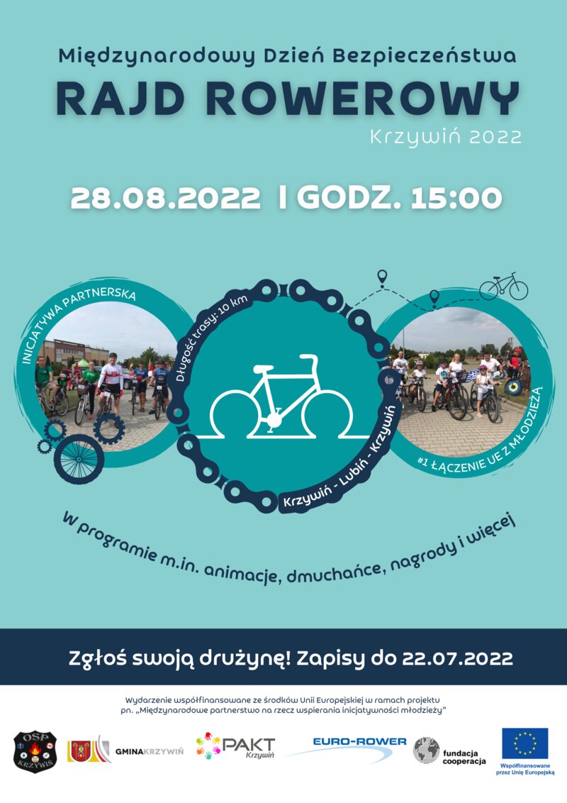 Trzecia inicjatywa: Rajd Rowerowy w Krzywiniu