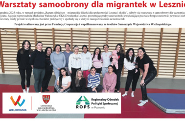 Siła, pewność siebie i bezpieczeństwo – o warsztatach samoobrony w „Leszczyniaku”