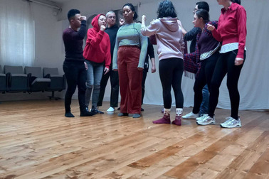 Przygotowania do włoskiej premiery spektaklu „Jaguar i ryba” w Rzymie