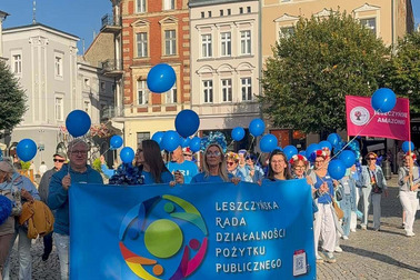Leszczyńska Rada Działalności Pożytku Publicznego we wspólnym marszu przez Leszno